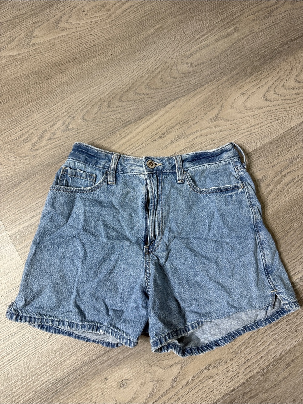 Hollister Classic Light Blue Denim Cutoff Shorts